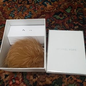 Michael Kors Pom Pom Keychain